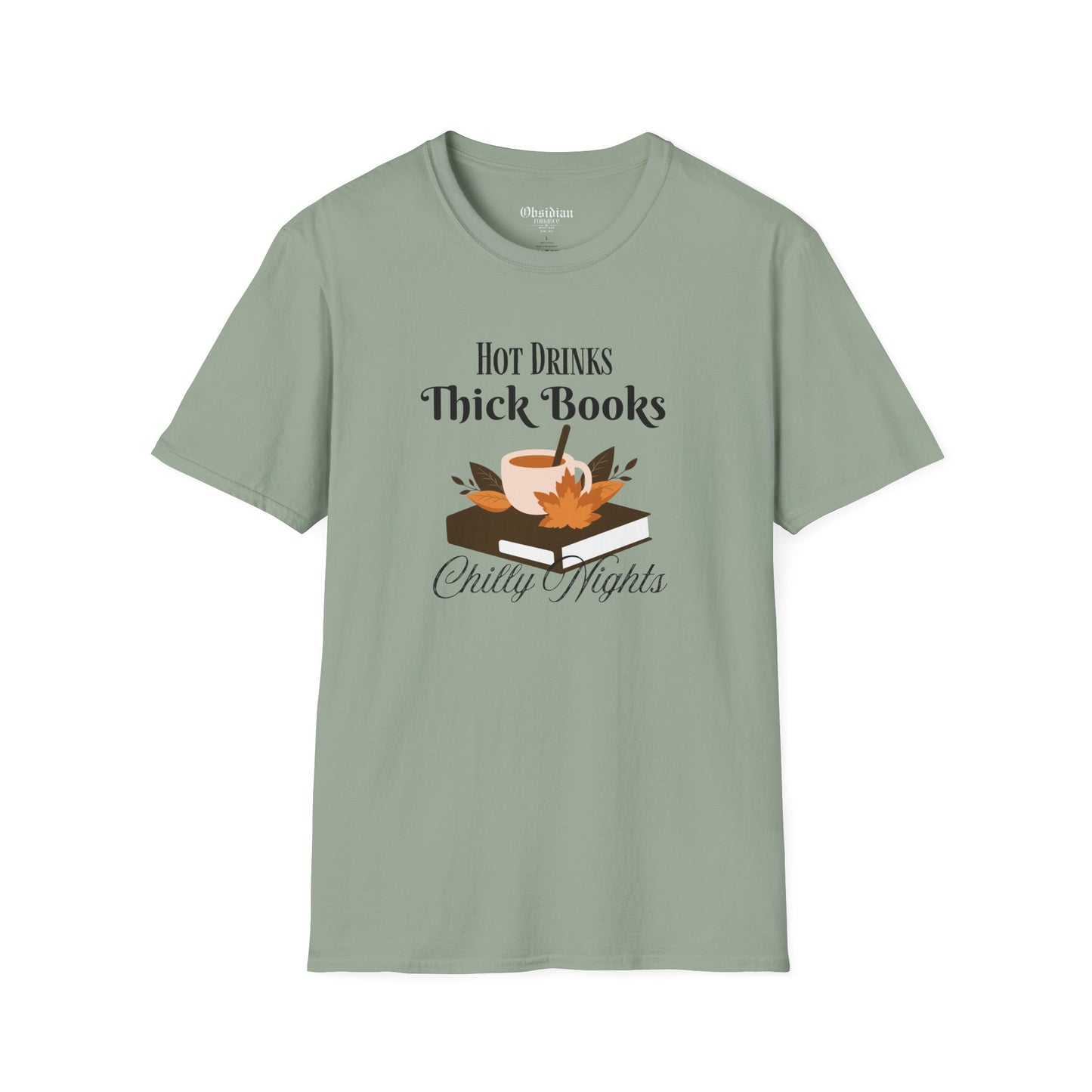 Hot Drinks, Thick Books & Chilly Nights T-Shirt