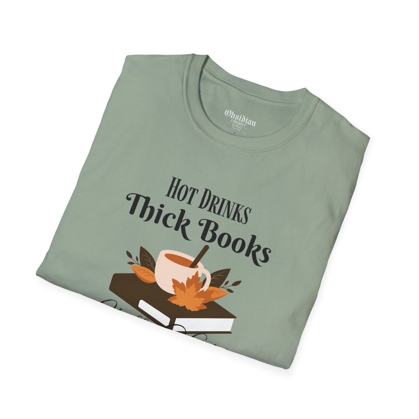 Hot Drinks, Thick Books & Chilly Nights T-Shirt