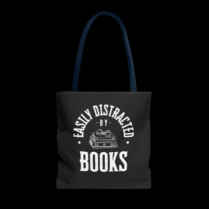 Easily Distracted by Books Tote Bag