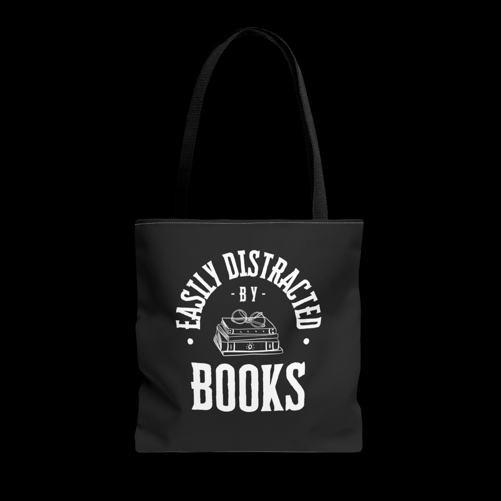 Easily Distracted by Books Tote Bag