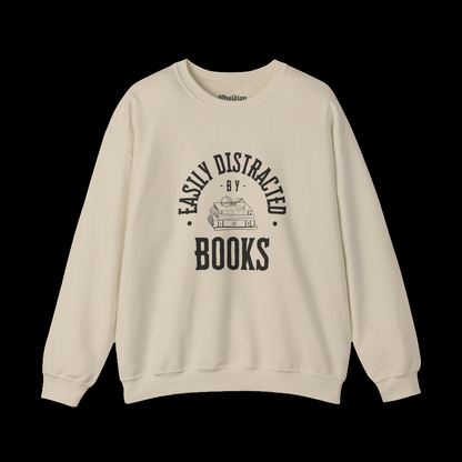 Easily Distracted by Books Sweatshirt