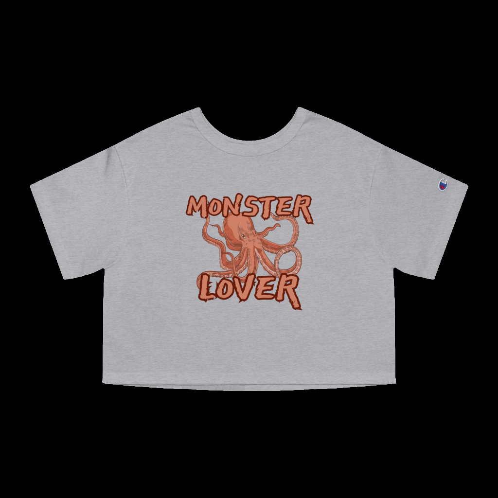 Monster Lover (Octopus) Cropped T-Shirt