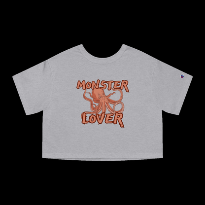 Monster Lover (Octopus) Cropped T-Shirt