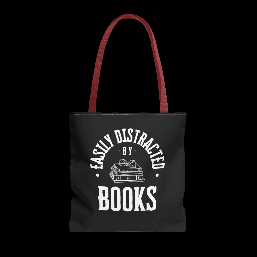 Easily Distracted by Books Tote Bag