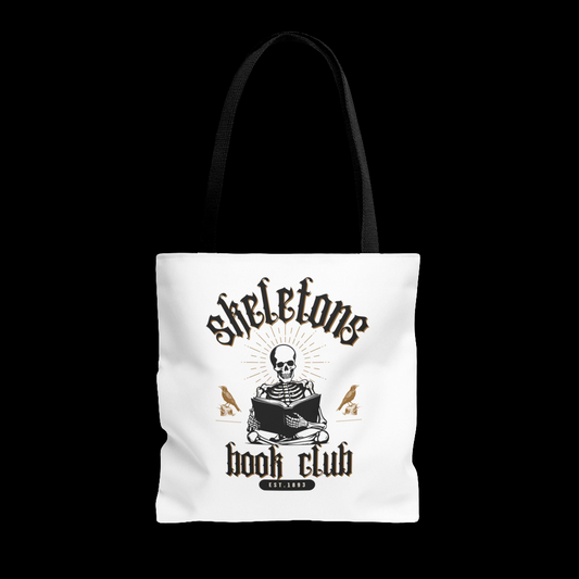 Skeletons Book Club Tote Bag