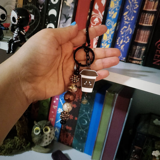 To Go Coffee Keychain